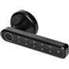 Miratic Maniglia Smart Modalità di funzionamento: Bluetooth/Codice/Impronta digitale Applicazione Smart Life Tuya Smart Alimentata da 4 batterie AAA Spessore porta: 42-54 mm IP20 Colore Nero