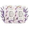 Panier des Sens Sapone Mani e Corpo Lavanda Blu - 2x200g | Sapone al burro di karité e profumo di lavanda blu, deterge mani e corpo con delicatezza senza seccare la pelle
