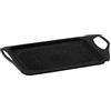 Pradel Excellence - Piastra Grill 43 x 27 cm - Rivestimento in pietra senza PFOA - Ghisa di alluminio - Manici in silicone rimovibili - Tutti i fornelli di cui induzione, vecchio manico