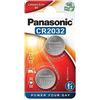 Panasonic CR2032 - Batterie al litio a bottone, 3 V, confezione da 2
