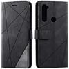 SONWO Cover per Xiaomi Redmi Note 8, Flip Caso in PU Pelle Case Cover Portafoglio Custodia per Xiaomi Redmi Note 8, [Kickstand] [Slot per Schede], Nero