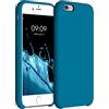 kwmobile Custodia Compatibile con Apple iPhone 6 / 6S Cover - Back Case per Smartphone in Silicone TPU - Protezione Gommata - blu indaco
