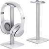 New Bee Supporto per Cuffie, Alluminio + TPU + ABS, Bianco | Universale per Cuffie Over Sennheiser, Sony, Audio-Technica, Bose, AKG per Display