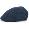 TIRABASSO - Cappello da Uomo Coppola in Lana Fodera Trapuntata Made in Italy - Blu, 57