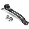 DOJA Barcelona | Supporto Parafango Regolabile | Acciaio Zincato | 342x40x90mm | Nero | 1 Pezzo | Supporto Aletta Parafango | Supporto Ala Parafanghi Scooter Elettrico, Monopattino