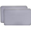 Third of Life Set di 2 federe 40x25 grigio chiaro in cotone, doppio jersey