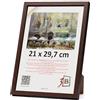 3-B MEGA - Cornice Portafoto in Legno Con Venature Ottiche, 21 x 29,7 cm (A4), per Foto e Documenti Con Vetro Acrilico