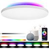 Faretto SMART Alexa Google incasso 7cm lampada LED 5W orientabile WiFi GU10  RGB CCT da 2700K a 6500K 230V soffitto negozio vetrina NERO