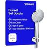 Duravit set de support de douche, avec douchette à main 3jet, chrome brillant, UV0712002010, UV0712002010
