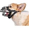 OneTigris Museruola morbida per cani, gomma resistente, cinghia regolabile adatta per museruole di cani medi e grandi dimensioni, prevenzione di abbaiare, mordere e masticare (M)