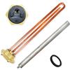 GOLDMAN SERVICE Kit di Resistenza Termo Elettrica Monoblocco Filettata da 1¼ Pollici - Anodo di Magnesio - Guarnizione. Ricambio per Termos di acqua, Accumulatore Solare, Caldaia (2000W)