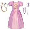 Lito Angels Vestito Costume Principessa Long Hair Princess con Accessori per Bambina, Taglia 3-4 anni, Manica Corta (Etichetta in Tessuto 100)