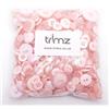 Trimz Forme assortite e Bottoni di Dimensioni, Rosa, 250 g
