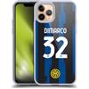 Head Case Designs Licenza Ufficiale Inter Milan Federico Dimarco 2023/24 Giocatori Home Kit Custodia Cover in Morbido Gel Compatibile con Apple iPhone 11 Pro