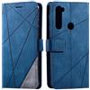 SONWO Cover per Xiaomi Redmi Note 8, Flip Caso in PU Pelle Case Cover Portafoglio Custodia per Xiaomi Redmi Note 8, [Kickstand] [Slot per Schede], Blu