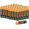 LEDLUX 48 Pezzi di Pile AA, Batterie Tipo Ministilo AA, 1,5V Carbonio LR6 MN1500, Mono Uso NON Ricaricabile (AA)