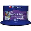 Verbatim DVD+R Double Layer 8.5 GB printable, confezione da 50 pezzi