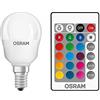 Osram LED Retrofit RGBW Lampade con Telecomando Pacco da 10 x Lampadina LED, Attacco: E27, Bianca Calda, 2700 K, 5.50 W, Equivalenti a 40 W, LED STAR CLASSIC P, Opaco, Taglia Unica