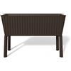 Keter - Fioriera Splendor Marrone 114x49,3x75,7 Centimetri