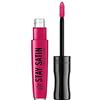 Rimmel London Stay Satin Rossetto Liquido, Formula Lunga Durata con Finish Satinato, 400 Obsession, 6 ml