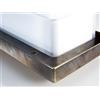 Moretti luce - Lampada Ice Cubic 3412, ottone-nickelato, attacco-gx53
