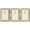 Lawrence Frames Bead Border Design, 2.5x3.5 Tripla, Oro Satinato