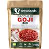 amOseeds Bacche di Goji BIO 1KG | Himalaya, Essiccate al sol, Senza Zuccheri Aggiunti | 100% crude | Qualità Superiore