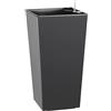 Dehner plastica pentola Elise con sistema di irrigazione automatica, ca. 47 x 25 x 25 cm, antracite