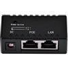 M ugast Adattatore Switch di Rete RJ45 a 2 Porte, Splitter Ethernet POE 100Mbps, Plug and Play(Nero)