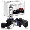 Asasytal HB4 9006 55W Lampadine Alogene per Fari, Faro Alogeno Abbagliante/Anabbagliante Luce Brillante Gialla 3000K, Fendinebbia 12V per Sostituzione Lampada Alogena Anteriore Auto, 2 Pezzi