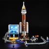GEAMENT Set di Luci LED Compatibile Con LEGO Razzo Spaziale e Centro di Controllo (Deep Space Rocket and Launch Control) - Kit Di Illuminazione per City 60228 (LEGO set Non Incluso)