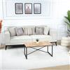 Livabliss Zadar Tappeto Salotto Moderno Astratto Tappeto Soggiorno, Camera da Letto, Pranzo Moderni Tappeti Effetto Marmo, Morbido e Pelo Corto, Ampio 160x213 cm, Crema