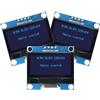 RUIZHI OLED Display Modulo RUIZHI 3 pezzi 0.96 pollici Display OLED I2C Chip 128 x 64 Pixel I2C Modulo di Visualizzazione dello Schermo con Caratteri blu compatibile con Arduino