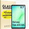 XunyLyee 2 pezzi, Pellicola Protettiva per Samsung Galaxy Tab A9 8.7 /Galaxy Tab A11 2025 (8.7 Pollici) Vetro Temperato