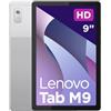 Lenovo Tab M9, Display 9 HD, MediaTek Helio G80, WI-FI 5, RAM 3GB, Memoria 32GB, Tablet Android 12, Arctic Grey [Esclusiva Amazon] + Alimentatore + Custodia