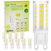 GY Lampadine LED G9, 3.2W Equivalente 40W, 520 Lumen, 4000K Luce Naturale, Attacco G9, Risparmio Energetico, Senza Sfarfallio, Non Dimmerabile, 10 Pezzi