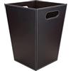 KINGFOM™ Classico Cestino per la Carta in Pelle, per Ufficio/Bagno/Cucina/Camera da Letto (Marrone)