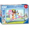 Ravensburger - Puzzle Bambini 3 Anni 2x12 Pezzi, Bluey - Puzzle 3 Anni, Include 2 Puzzle 24 Pezzi, Collezione Bluey, Giochi Educativi, Idee Regalo