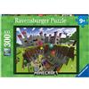 Ravensburger - Puzzle 300 Pezzi XXL Minecraft, Idea Regalo per Bambini 9+ Anni, Gioco Educativo e Stimolante