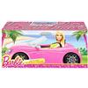 Barbie DVX59 Autre Glam Convertible Sports, veicolo giocattolo per bambola, auto rosa