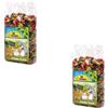 JR Farm Sogno di Frutta | Confezione Doppia | 2 x 200 g | Alimento Complementare per Roditori e Conigli Nani | Con Frutti Tropicali