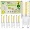 GY Lampadine LED G9, 3.2W Equivalente 50W, 520 Lumen, 3000K Luce Calda, Attacco G9, Risparmio Energetico, Senza Sfarfallio, Non Dimmerabile, 5 Pezzi