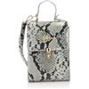 LEOMIA, Borsa a tracolla Mini Donna, argento