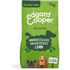 Edgard & Cooper Cibo per cani secco, senza cereali, ipoallergenico, per cani, adulti, agnello naturale da 7 kg con molta carne fresca, cibo gustoso ed equilibrato, mono-proteina