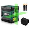 Ogeto Livella Laser Autolivellante, OGETO LLG1 Verde Livella Laser a Linea IP54 con Modalità Manuale/Autolivellante Livella Laser Orizzontale e Verticale,±4° Livellamento Automatico