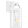 Klighten Applique da Parete Esterno E27, Vintage Lampada da Parete con Sensore di Movimento, Luci da parete Industrial, Lampada da Muro industriale, 40W Max, IP44, Non Inclusa Lampadina, Bianco
