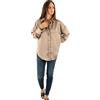 ONLY Onlmarta LS-Maglietta in Raso, Taglia Unica Camicia da Donna, Teak Rivestito, M