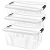 Siena Home Anzio - Scatola portaoggetti, 21 l, 3 pezzi