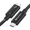 Cable Matters [Certificato Intel] Cavo Attivo Thunderbolt 4 USB C 40 Gbps da 2 Metri con Ricarica a 100 W e Video 8K - Universalmente Compatibile con USB-C, USB4 e Thunderbolt 3