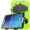 TianTa Custodia Galaxy Tab E 9.6, Custodia Ibrida Antiurto Resistente Robusta Tre Strati Protettiva Case con Supporto & Proteggischermo Incorporato per Samsung Galaxy Tab E 9.6 inch SM-T560 SM-T565 - Verde